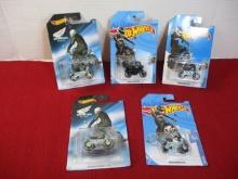 Hot Wheels Die Cast Honda Motorcycles-Lot of 5