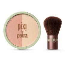 Pixi Beauty Blush Duo + Kabuki, 0.36, PINK, Retail $18.00