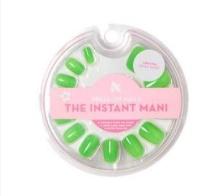 Olive & June Press-On Squoval Extra Short Fake Nails - Lime Fizz - 42ct