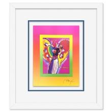 Angel with Heart on Blends by Peter Max