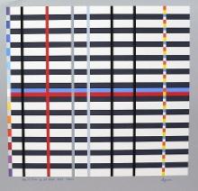 Homage to Mondrian by Yaacov Agam