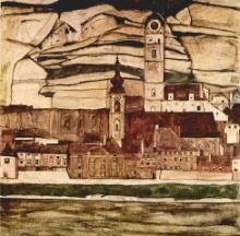 Egon Schiele - Stone On The Danube Ii