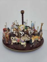 FRANKLIN MINT TREASURY OF ART CAROUSEL 1988