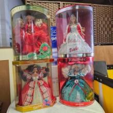 HOLIDAY BARBIE DOLL LOT