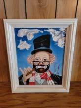 RED SKELTON PORCELAIN PLAQUE