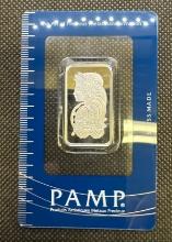 PAMP Suisse 1/2 Oz 999 Fine Silver Bullion Bar