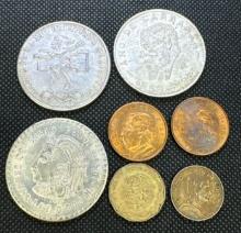 Foreign Coin Lot Mexico Coins