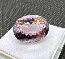 Purple Oval Cut Ametrine Gemstone