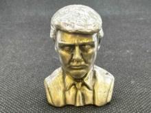 4 Troy Ounce 999 Fine Silver Donald Trump Sculpture