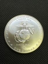 2005 US Mint Marines 90% Silver Coin