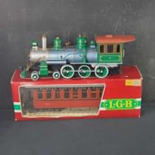 2 vintage toy trains Bachmann 7 Big Hauler LGB 3180 NIB