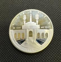 1984 Los Angeles Olympic 90% Silver Coin