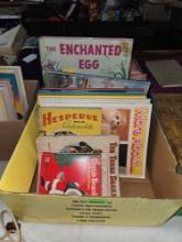 Box of Assorted, Vintage Children's Books.