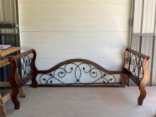 Wood & Metal Daybed Frame