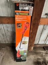 NIB Black & Decker 12V cordless string trimmer