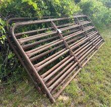 12' cattle high pipe gate