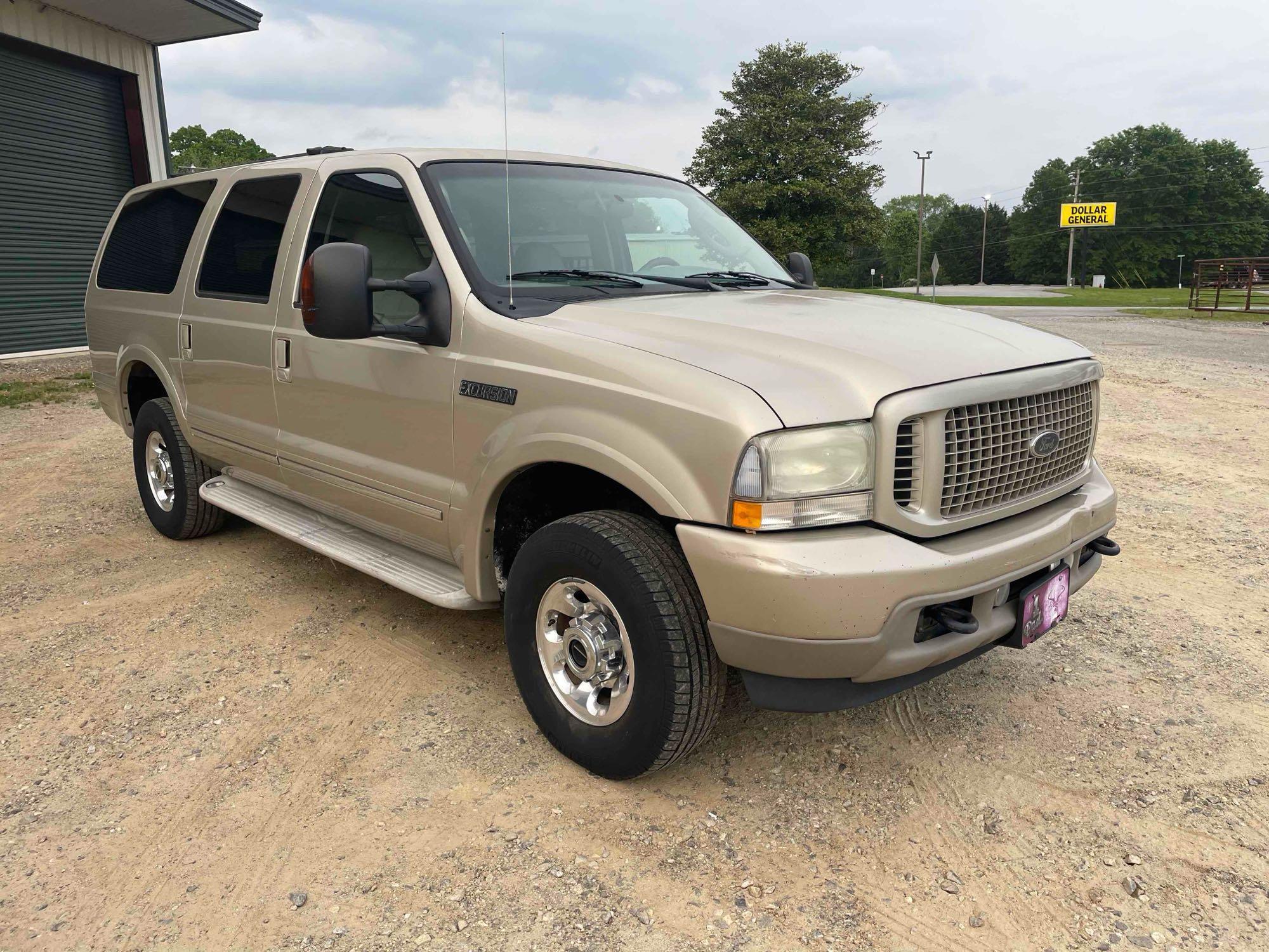 2004 Ford Excursion 4X4 Limited (Diesel) (MPV), VIN # 1FMSU43P24ED76796