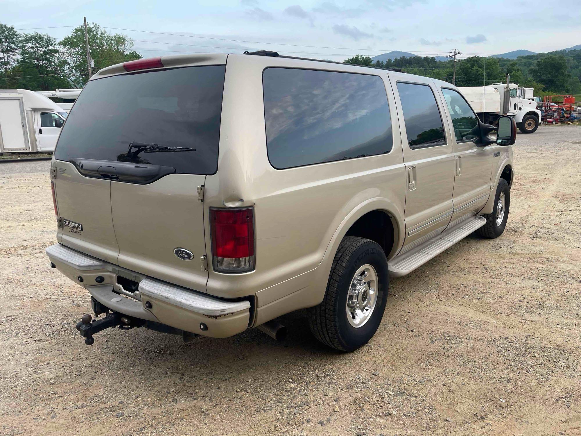 2004 Ford Excursion 4X4 Limited (Diesel) (MPV), VIN # 1FMSU43P24ED76796