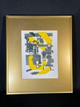 Ginny Madsen "Flow Control" limited edition 2/10 signed & framed