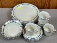 Stoneware Service for 4