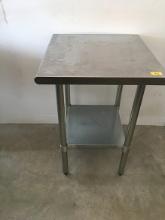 Steelton 2 X 2 ft. Stainless Steel Table w/ Lower Shelf