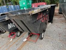 (1) Rubbermaid Poly Utility Tilt Truck