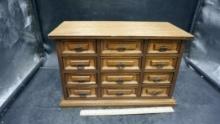 Wooden Jewelry Box W/ Drawers