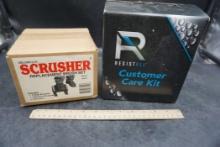 Scrusher Replacement Brush Set & Resistall Customer Case Kit