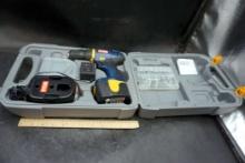 Ryobi Drill, Battery, Charger & Case
