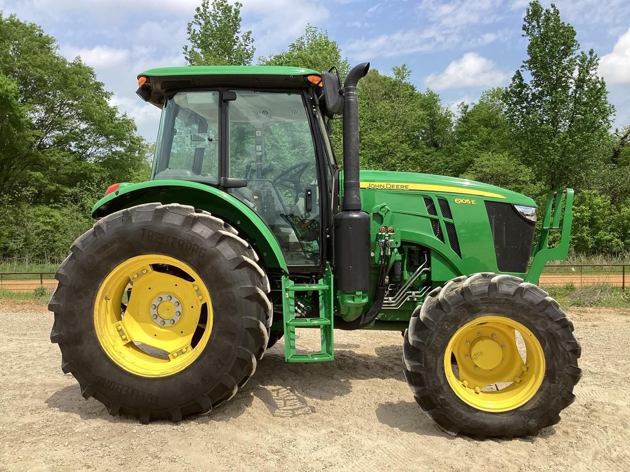 2023 John Deere 6105E Tractor MFWD Loader Ready