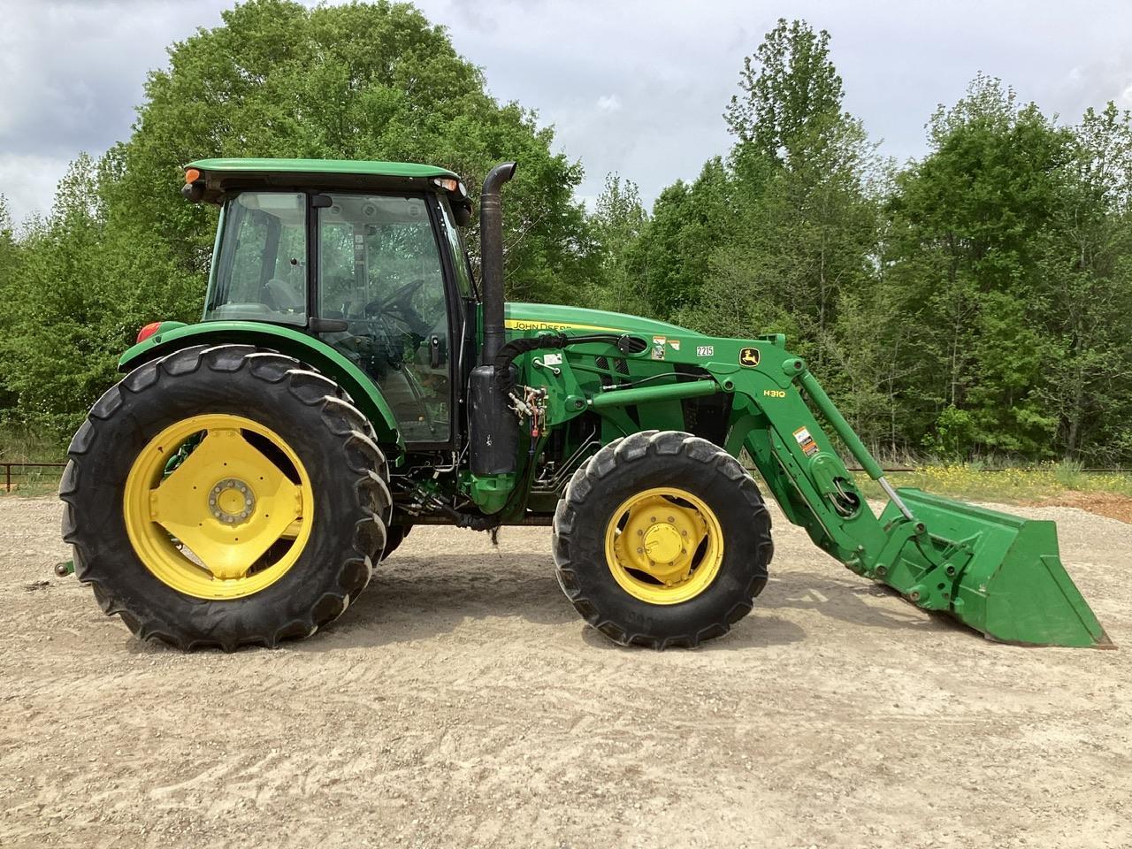 2021 John Deere 6105E Tractor W/ JD H310 Loader