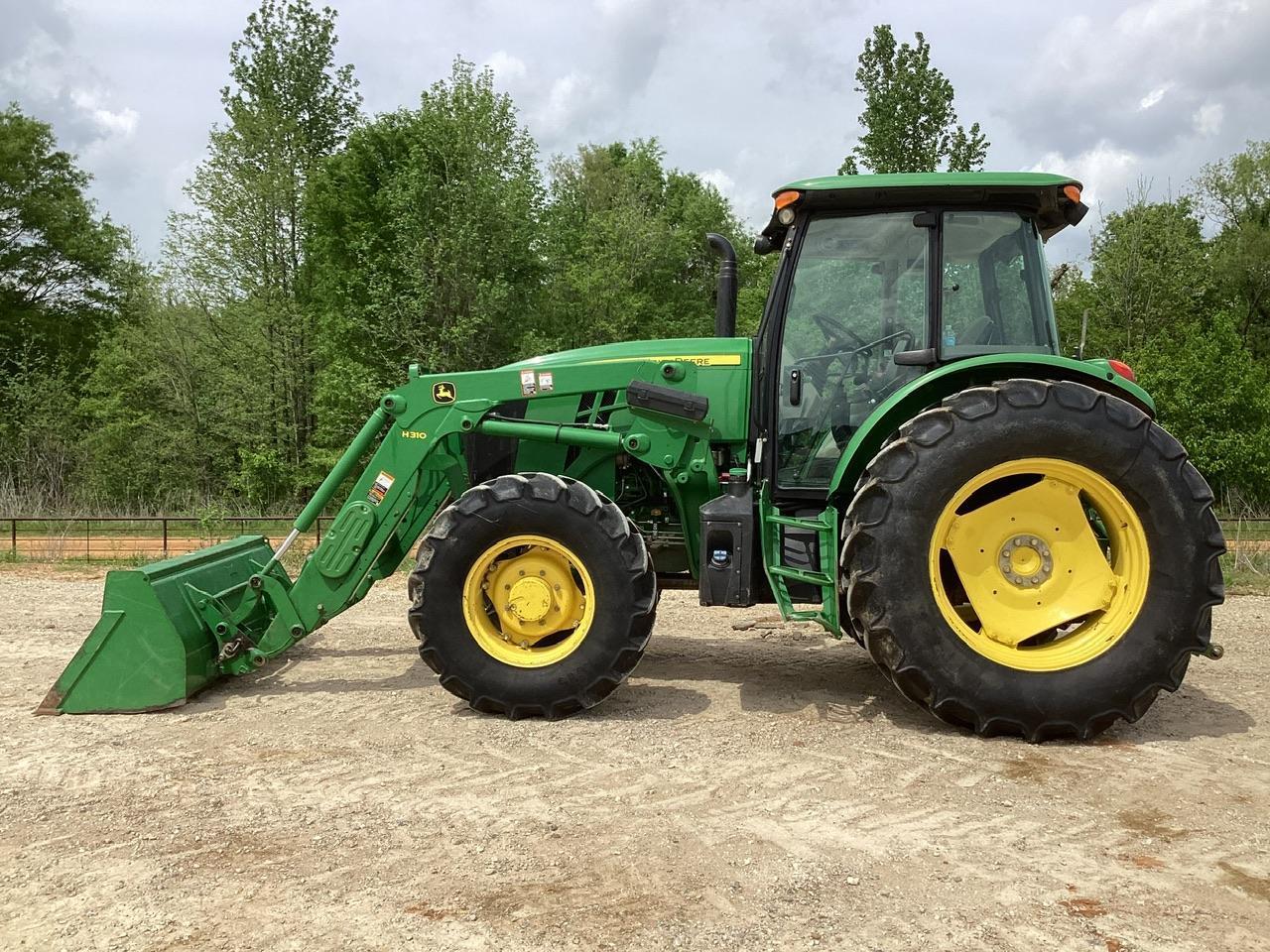 2021 John Deere 6105E Tractor W/ JD H310 Loader