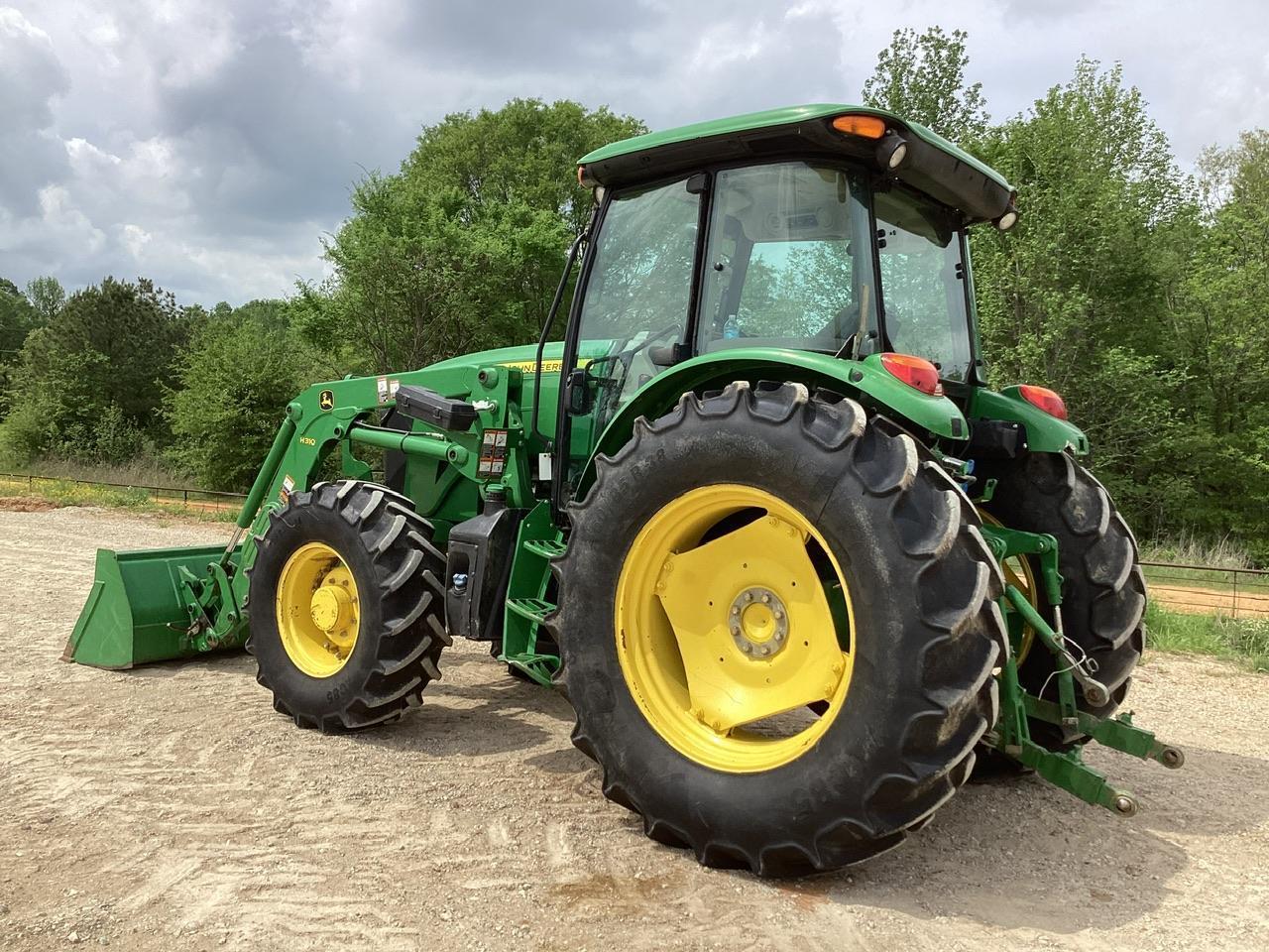 2021 John Deere 6105E Tractor W/ JD H310 Loader