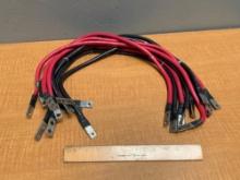 11pcs - Cableco Technologies 2AWG Battery Cables 34" Long