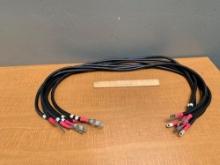 6pcs - Radaflex 2 AWG Arc Welding Cables 57" Long
