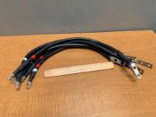 6pcs - Radaflex 1/0 AWG Arc Welding Cables 27" Long