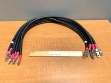 8pcs - Radaflex 2 AWG Arc Welding Cables 39" Long
