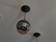 Round glass pendant lights