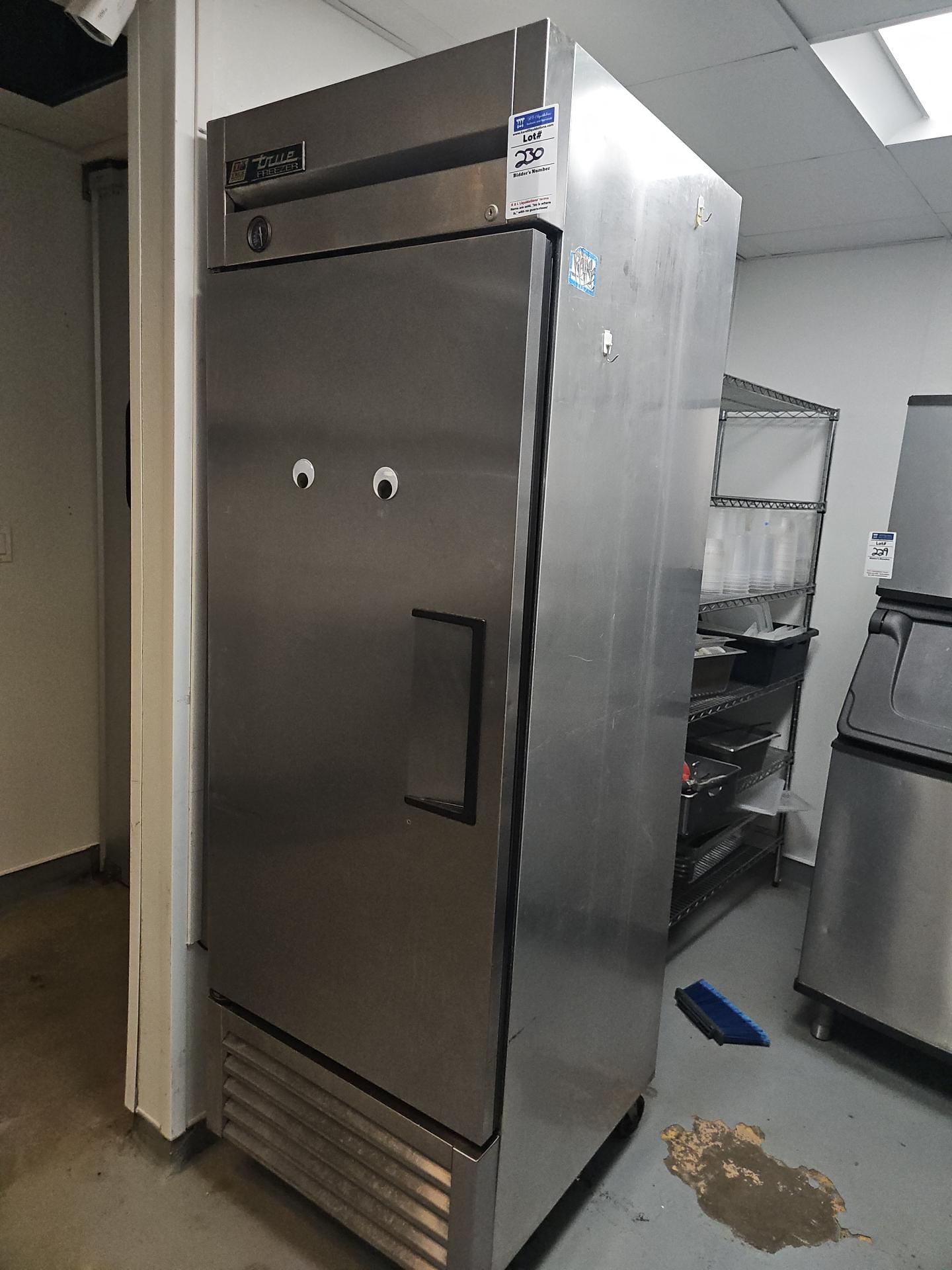 True vertical freezer model T-23F