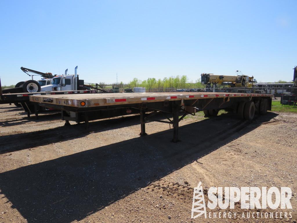 (x) (15-138) 2001 UTILITY Flatbed T/A Trailer, VIN