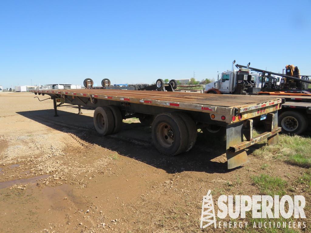 (x) (15-138) 2001 UTILITY Flatbed T/A Trailer, VIN