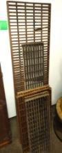 ANTIQUE WOODEN GRATES - PICK UP ONLY