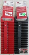 Lisle 40130 1/4" Magnetic Socket Holder - Black Lisle 40120 1/4" Magnetic Socket Holder - Red