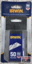Irwin 2084300 Heavy Duty Bi-Metal Utility Blades, Multi-Purpose 50 count