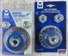 Mercer Abrasives 189020 Knot Cup Brush 2-3./4" x 5/8" -11, .020 Stainless Steel Mercer Abrasives