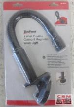 TruePower 30-2524 1 Watt Flexible Clamp & Magnetic Worklight, 80 Lumens