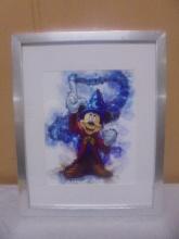 Disney Mickey Mouse Sorcerer's Apprentice Framed & Matted & Print