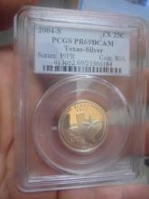 2004 S Mint Silver Proof Texas State Quarter