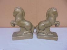 Set of Vintage Horse Bookends