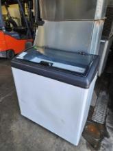 33 in. x 16 in. Ice Cream Merchandiser Freezer